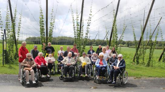 Bewoners op uitstap 